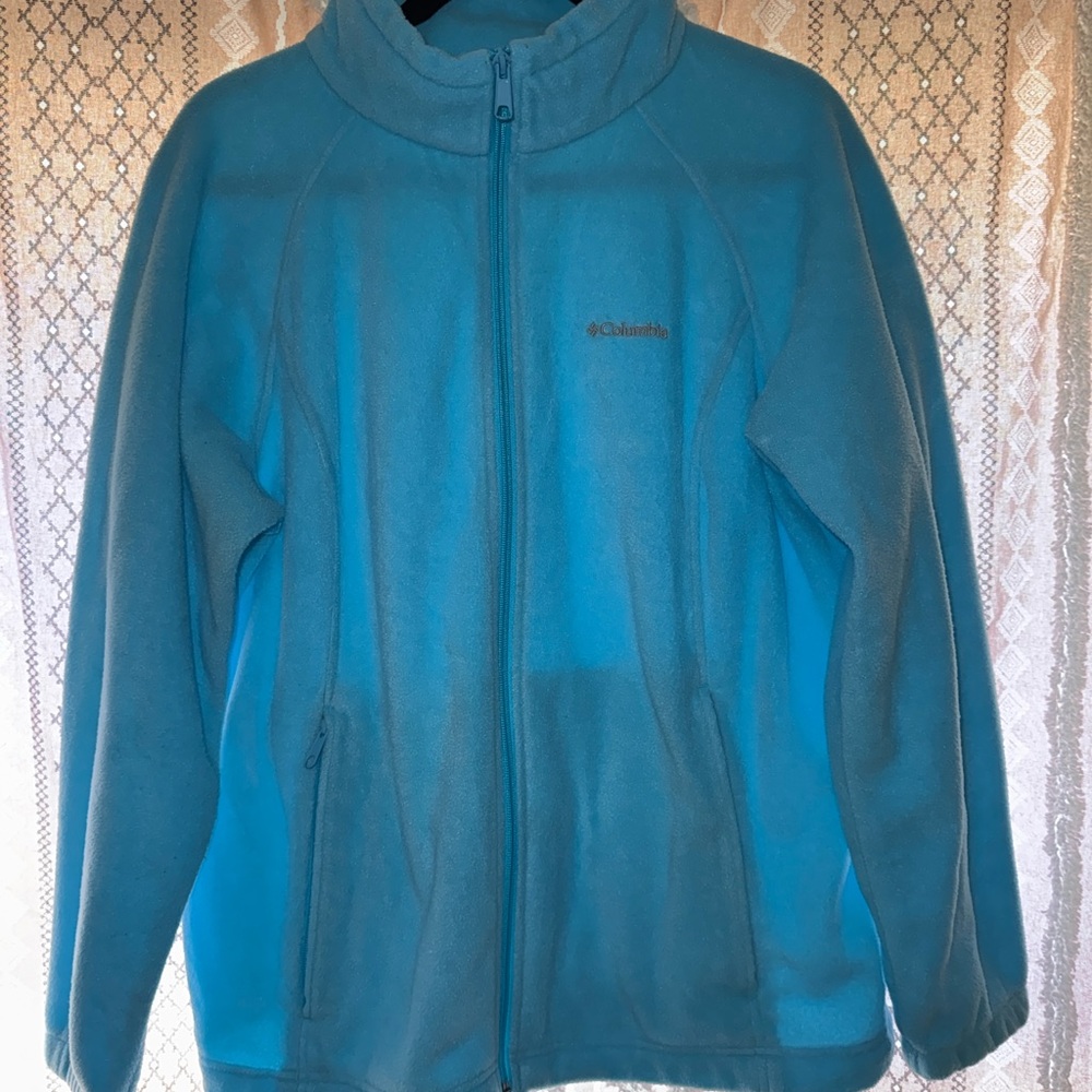 Columbia Women's Blue Fleece Ski Jacket